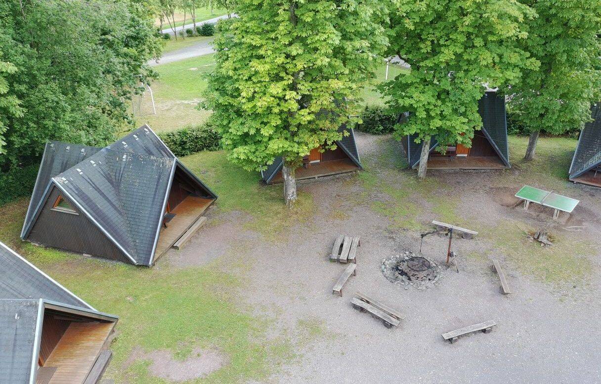 Luftaufnahme Jugendfreizeitlager Hütten